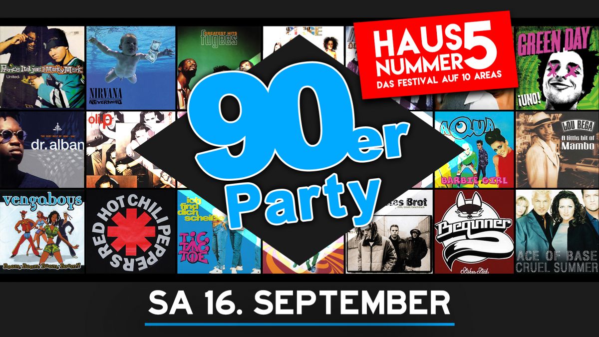 90er Party meets Haus Nr.5 
